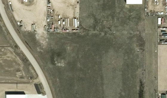 Satellite view of PLAN 1524312 BLOCK 2 LOT 24 in City of Lloydminster, with the parcel boundary outlined