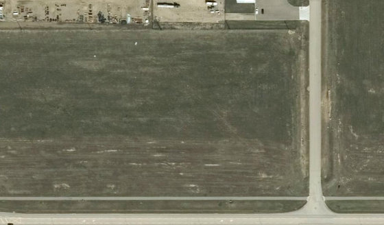 Satellite view of PLAN 1524312 BLOCK 5 LOT 3 in City of Lloydminster, with the parcel boundary outlined
