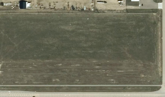 Satellite view of PLAN 1524312 BLOCK 5 LOT 4 in City of Lloydminster, with the parcel boundary outlined