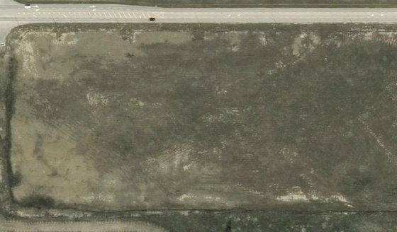 Satellite view of PLAN 1523528 BLOCK 7 LOT 4 in City of Lloydminster, with the parcel boundary outlined