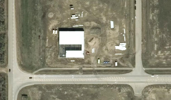 Satellite view of PLAN 1524312 BLOCK 4 LOT 16 in City of Lloydminster, with the parcel boundary outlined