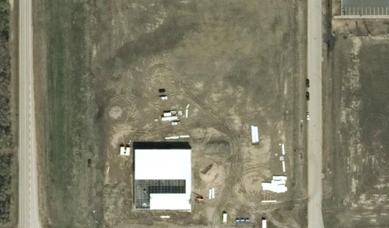 Satellite view of PLAN 1524312 BLOCK 4 LOT 15 in City of Lloydminster, with the parcel boundary outlined