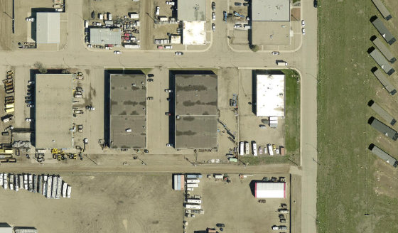 Satellite view of CONDO PLAN 0312172 UNIT 20 in City of Medicine Hat, with the parcel boundary outlined