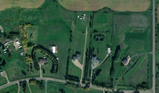 Satellite view of PLAN 9924937 BLOCK 2 LOT 9 in City of Edmonton, with the parcel boundary outlined