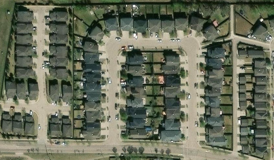 Satellite view of PLAN 0526195 BLOCK 2 LOT 6 in City of Edmonton, with the parcel boundary outlined
