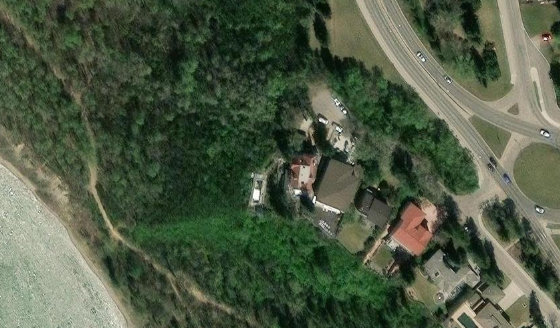 Satellite view of PLAN 3934RS BLOCK A LOT 10A in City of Edmonton, with the parcel boundary outlined