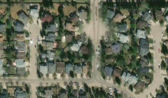 Satellite view of PLAN 8622459 BLOCK 2 LOT 6 in City of Edmonton, with the parcel boundary outlined
