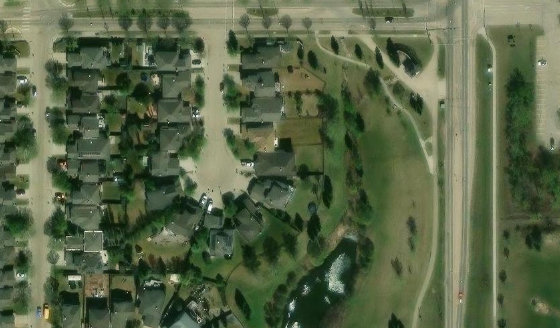 Satellite view of PLAN 0226719 BLOCK 2 LOT 6 in City of Edmonton, with the parcel boundary outlined