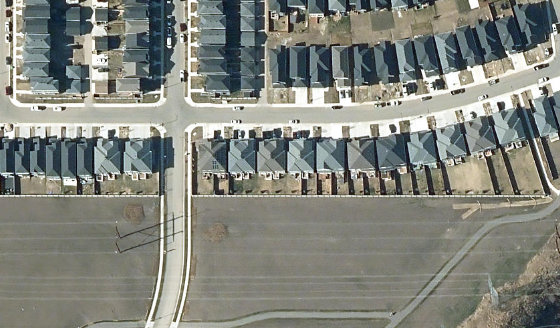 Satellite view of PLAN 1823445 BLOCK 19 LOT 66 in City of Edmonton, with the parcel boundary outlined